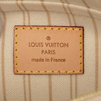 Louis Vuitton Damier Azur Neverfull White Leather 1 — view 5