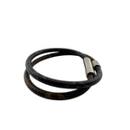 Louis Vuitton Bangle Double Strand Bracelet Keep It Monogram Macassar Brown — view 4