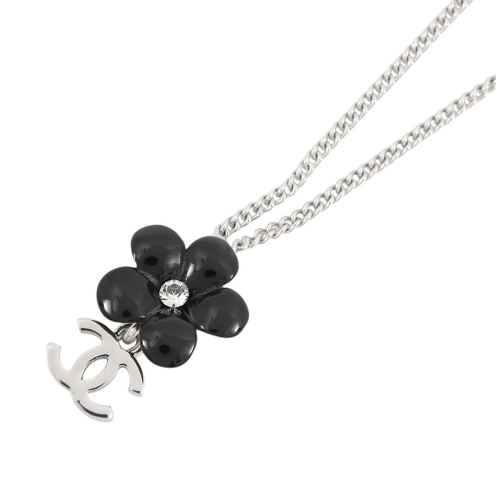 Chanel Necklace Camellia CC Logo 05