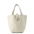 Hermes Handbag Picotin Lock PM Beton Silver Taurillon Clemence Tote