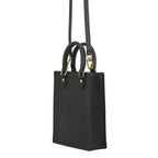 Louis Vuitton Handbag Monogram Empreinte Petite Sac Plat 2-Way Black — view 2