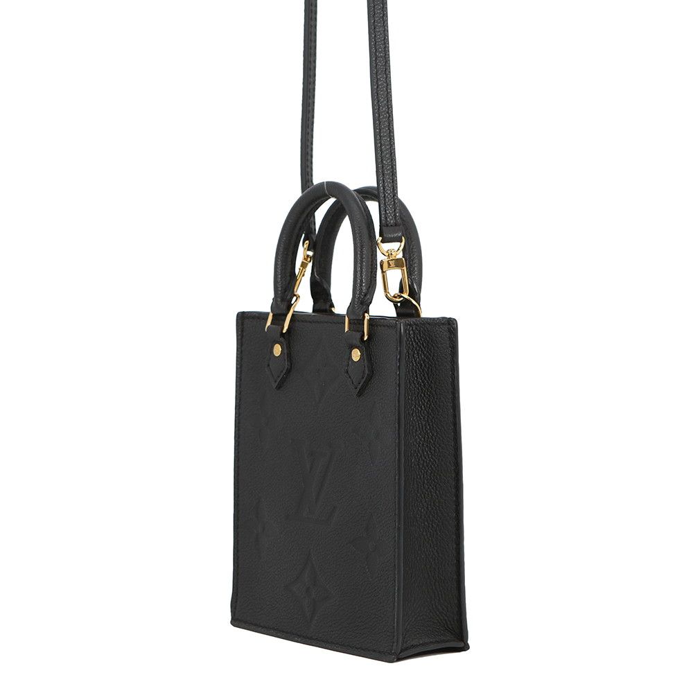 Louis Vuitton Handbag Monogram Empreinte Petite Sac Plat 2-Way Black — view 2