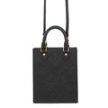Louis Vuitton Handbag Monogram Empreinte Petite Sac Plat 2-Way Black