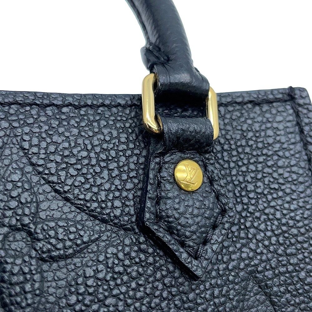 Louis Vuitton Handbag Monogram Empreinte Petite Sac Plat 2-Way Black — view 9