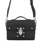 Louis Vuitton Shoulder Bag Taurillon Monogram Soul Trunk Black
