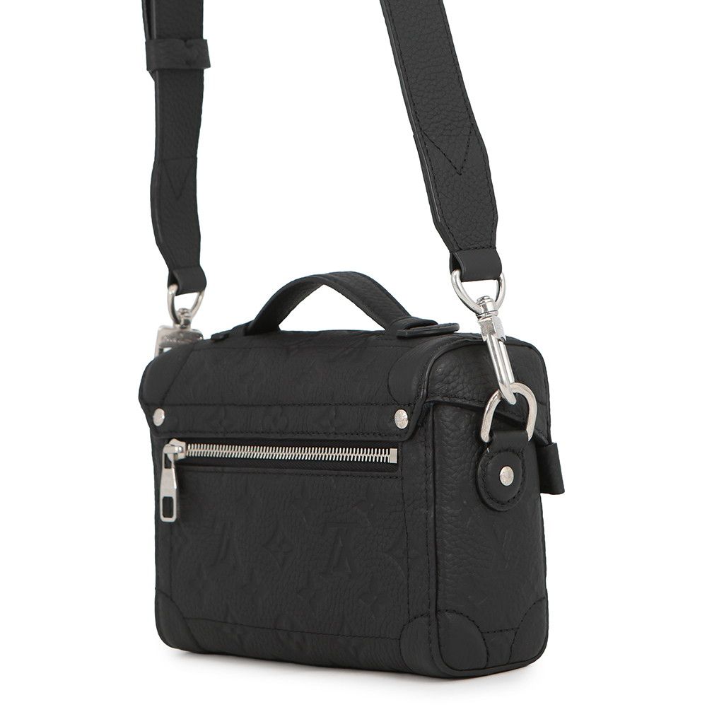 Louis Vuitton Shoulder Bag Taurillon Monogram Soul Trunk Black — view 2