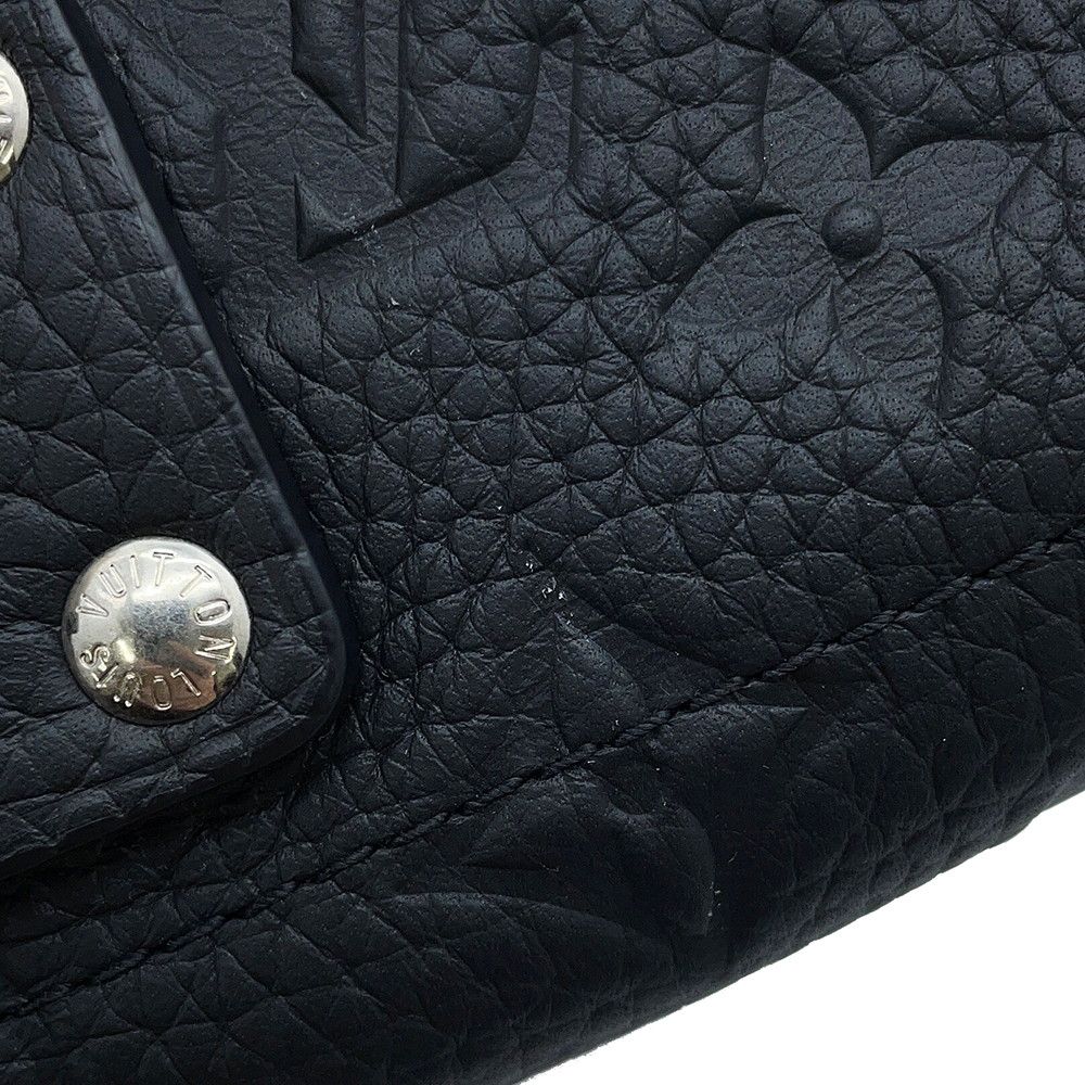 Louis Vuitton Shoulder Bag Taurillon Monogram Soul Trunk Black — view 9
