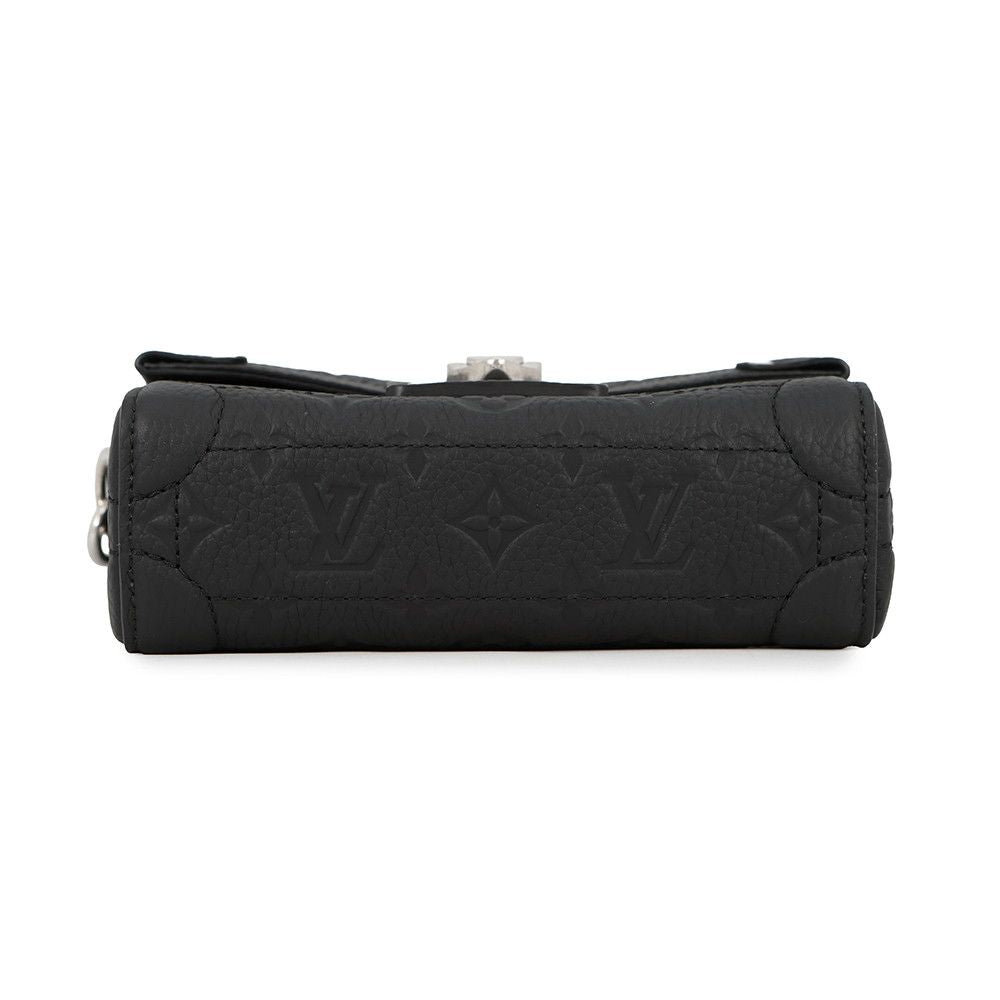 Louis Vuitton Shoulder Bag Taurillon Monogram Soul Trunk Black — view 3