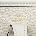 Hermes Shoulder Bag Evelyne TPM 111 cm Amazon Cream Gold Taurillon Clemence — view 7