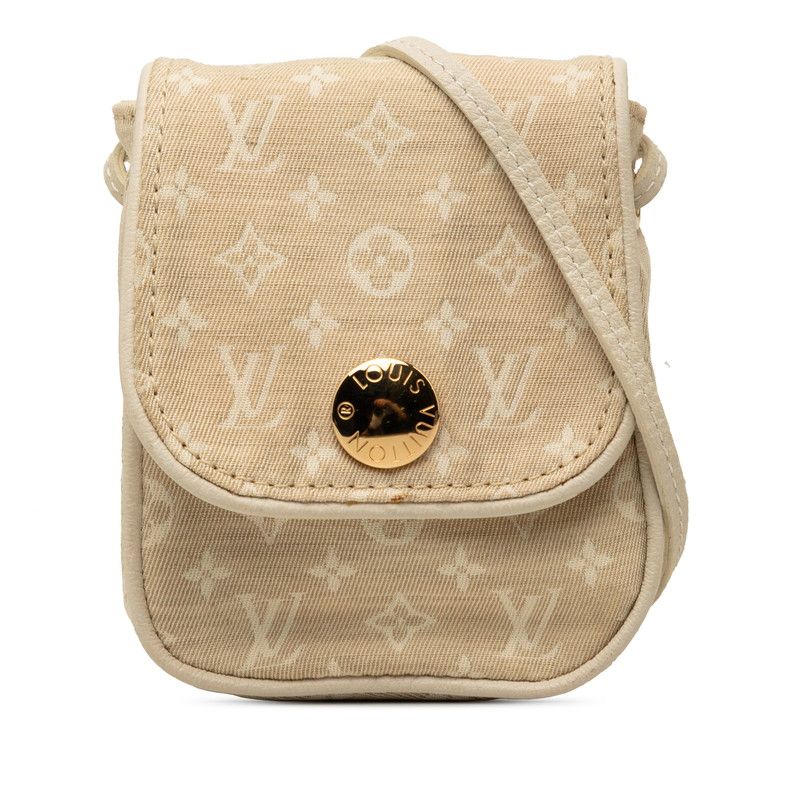Louis Vuitton Monogram Mini Lin Pochette Cancun Mini Pouch Crossbody Shoulder