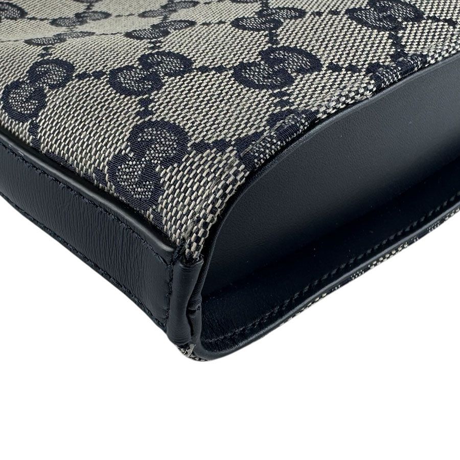 Gucci Shoulder Bag Navy — view 8