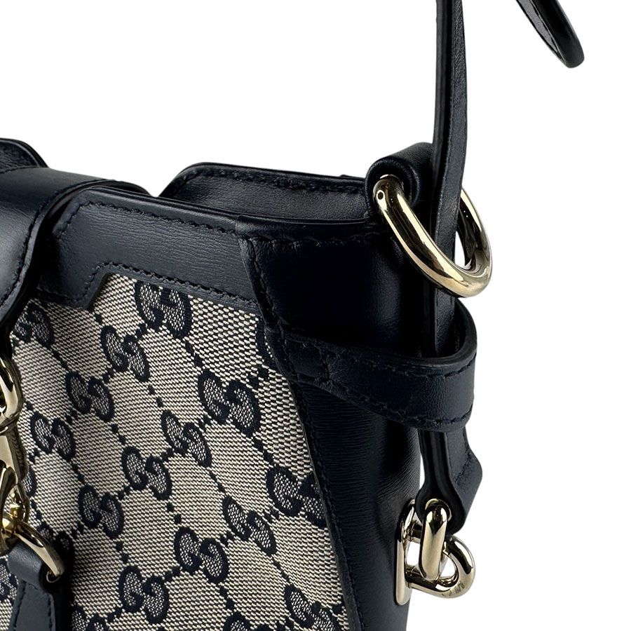 Gucci Shoulder Bag Navy — view 7