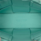 Bottega Veneta Maxi Intrecciato Candy Arco Tote Shoulder Bag 2-Way Blue Leather — view 4