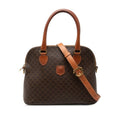 Celine Macadam / Shoulder Bag / 2-Way Brown / Leather /