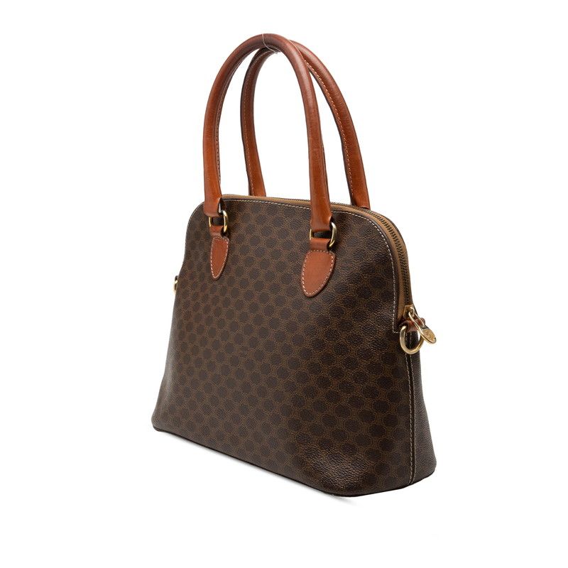 Celine Macadam / Shoulder Bag / 2-Way Brown / Leather / — view 2