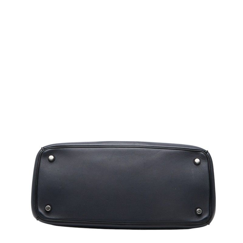 Dior-l by 2-Way Shoulder Bag Navy Silver Leather — view 3