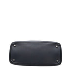 Dior-l by 2-Way Shoulder Bag Navy Silver Leather — view 3