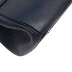 Dior-l by 2-Way Shoulder Bag Navy Silver Leather — view 4