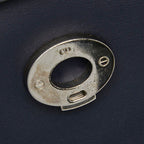 Dior-l by 2-Way Shoulder Bag Navy Silver Leather — view 8