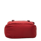 Prada Crossbody Shoulder Bag Red Nylon and Leather — view 3