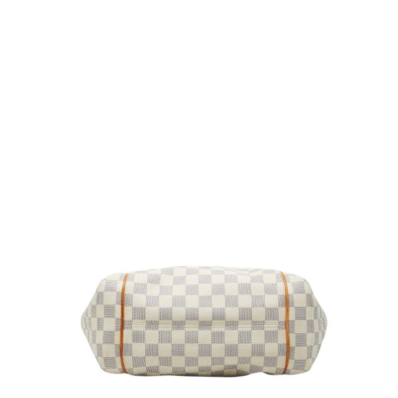 Louis Vuitton Damier Azur Totally PM Tote White Leather — view 3