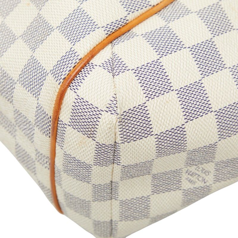 Louis Vuitton Damier Azur Totally PM Tote White Leather — view 6