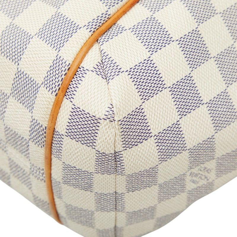 Louis Vuitton Damier Azur Totally PM Tote White Leather — view 4