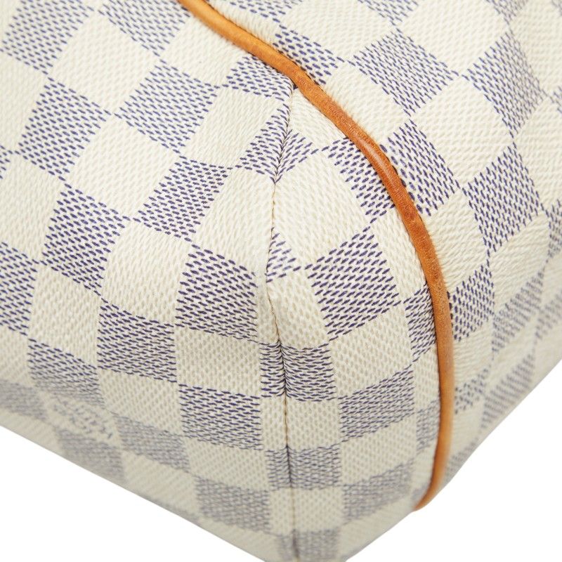 Louis Vuitton Damier Azur Totally PM Tote White Leather — view 7