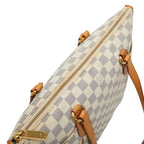Louis Vuitton Damier Azur Totally PM Tote White Leather — view 8