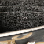 Louis Vuitton Epi Portefeuille Twist Chain Shoulder Bag Black Gold Silver — view 5