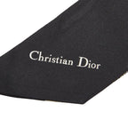 Dior-l Mitzah Dot Scarf White Black Silk — view 4