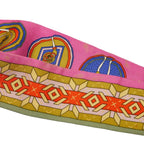 Hermes Twilly Belles du Mexique Scarf Pink Multicolor Silk — view 3