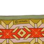 Hermes Twilly Belles du Mexique Scarf Pink Multicolor Silk — view 2