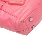 Bottega Veneta Maxi Intrecciato Arco 2-Way Shoulder Bag Pink Leather — view 7