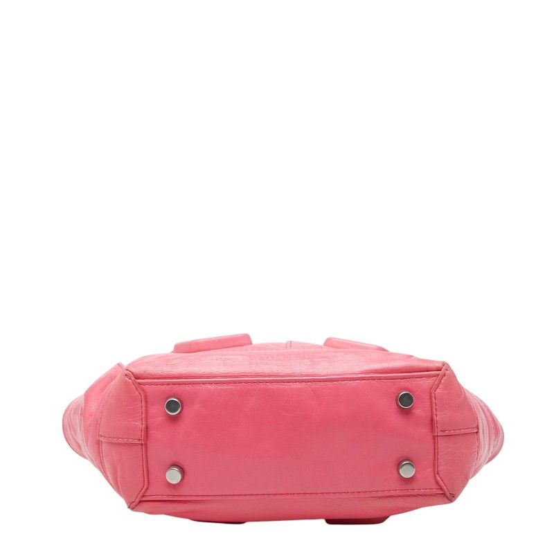 Bottega Veneta Maxi Intrecciato Arco 2-Way Shoulder Bag Pink Leather — view 3