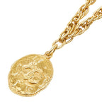 Chanel CC Logo Chain Pendant Gold Plated