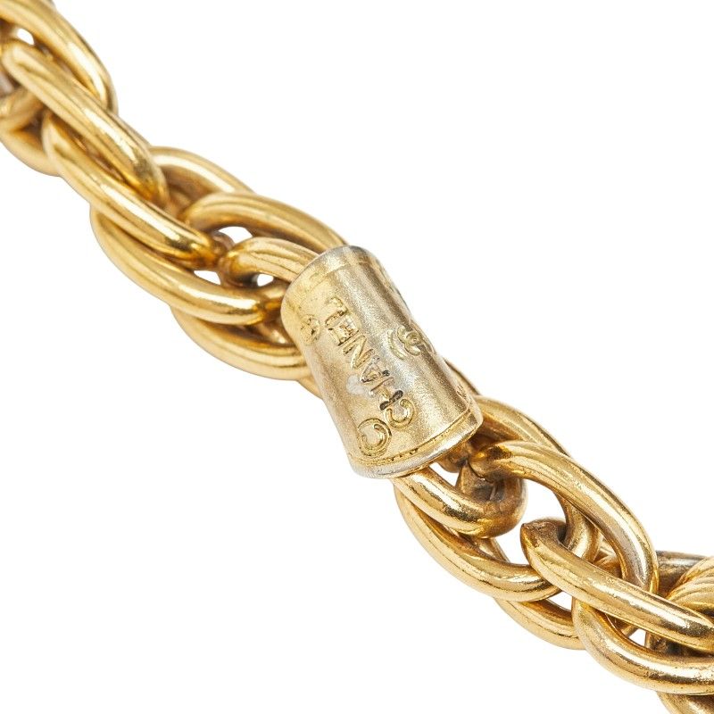 Chanel CC Logo Chain Pendant Gold Plated — view 6