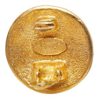 Chanel Vintage Logo Earrings Gold Plated — view 4