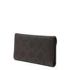 Louis Vuitton Monogram Mahina Portefeuille Amelia Trifold Wallet Dark Brown — view 2