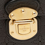 Louis Vuitton Monogram Mahina Portefeuille Amelia Trifold Wallet Dark Brown — view 6