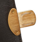 Louis Vuitton Monogram Mahina Portefeuille Amelia Trifold Wallet Dark Brown — view 7