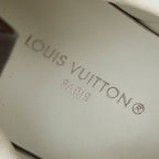 Louis Vuitton Monogram LV A-light Line 39 White Navy Brown Leather Sneaker — view 6