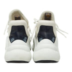 Louis Vuitton Monogram LV A-light Line 39 White Navy Brown Leather Sneaker — view 3
