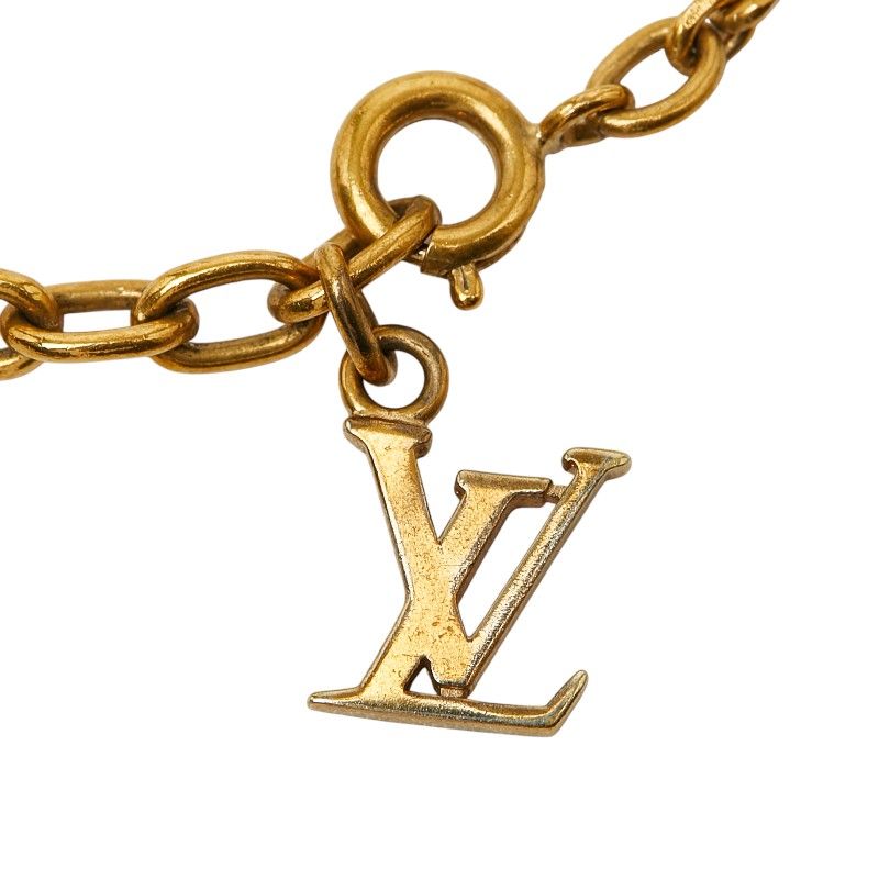 Louis Vuitton Bracelet Gambling Gold Purple Plated Swarovski — view 6