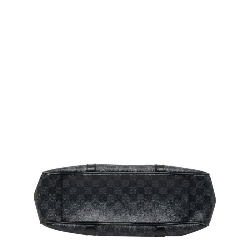 Louis Vuitton Damier Graphite Tadao Tote / Shoulder Bag / 2-Way Black Leather — view 3