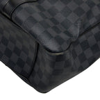 Louis Vuitton Damier Graphite Tadao Tote / Shoulder Bag / 2-Way Black Leather — view 6