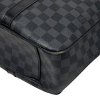 Louis Vuitton Damier Graphite Tadao Tote / Shoulder Bag / 2-Way Black Leather — view 4