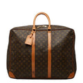 Louis Vuitton Monogram Sirius 55 Boston Bag Brown Leather