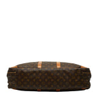 Louis Vuitton Monogram Sirius 55 Boston Bag Brown Leather — view 3