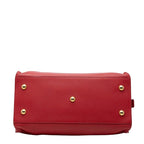 Saint Laurent Petite Cabas 2-Way Shoulder Bag Red Leather — view 3